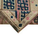Handmade oriental beige runner rug 90 cm x 352 cm