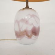 Michael Bang "Sakura" glass table light for Holmegaard, Denmark 1980's