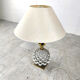 Vintage Italian ceramic artichoke table lamp, 1960s