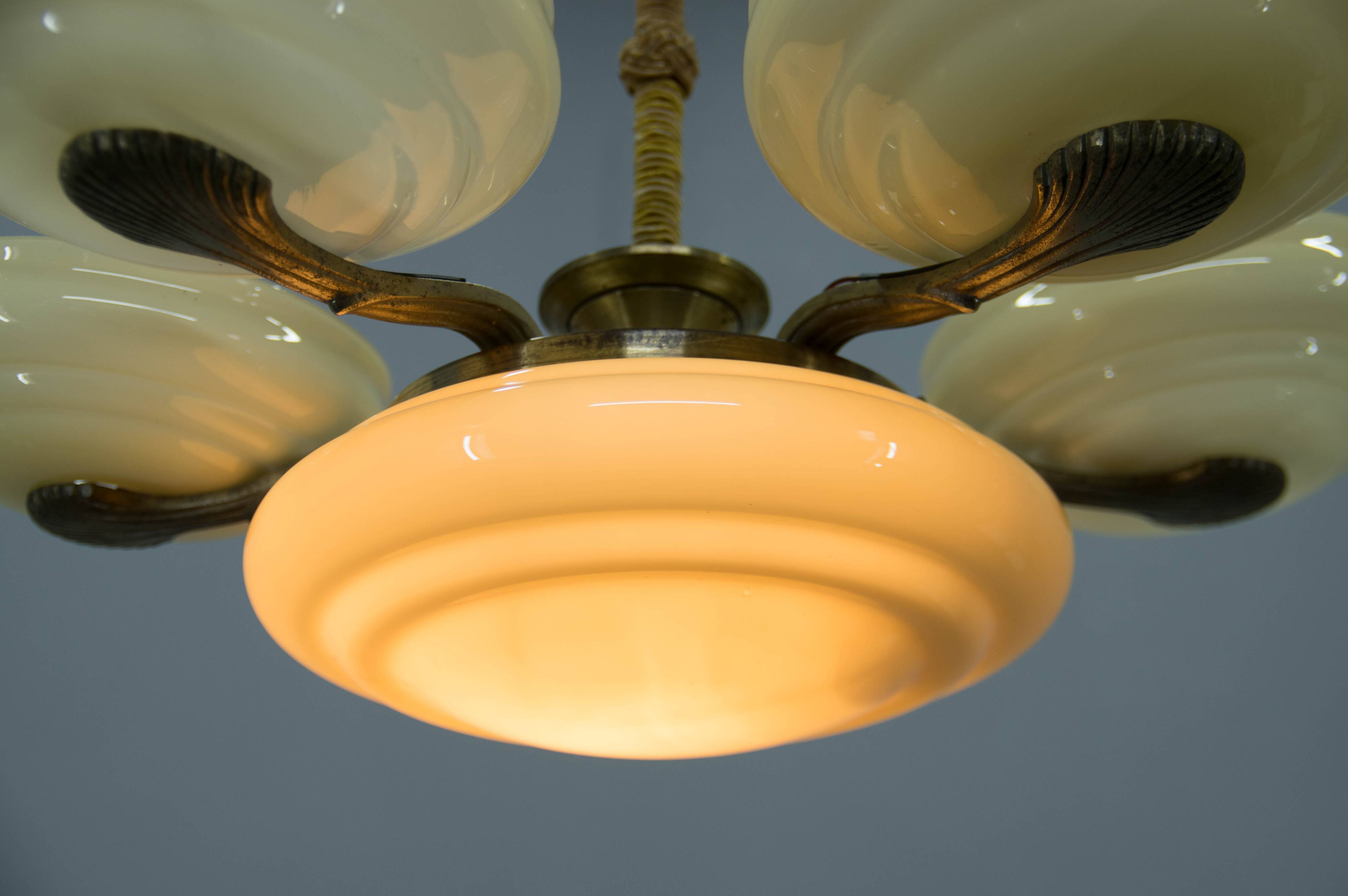 Art Nouveau Chandeiler, 1920s