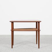 Table d'Appoint Danoise Mid-Century en Teck par Peter Hvidt & Orla Mølgaard-Nielsen