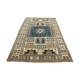Old Turkish Kazak Rug Oriental 240x165 cm vintage carpet, Tribal Handwoven