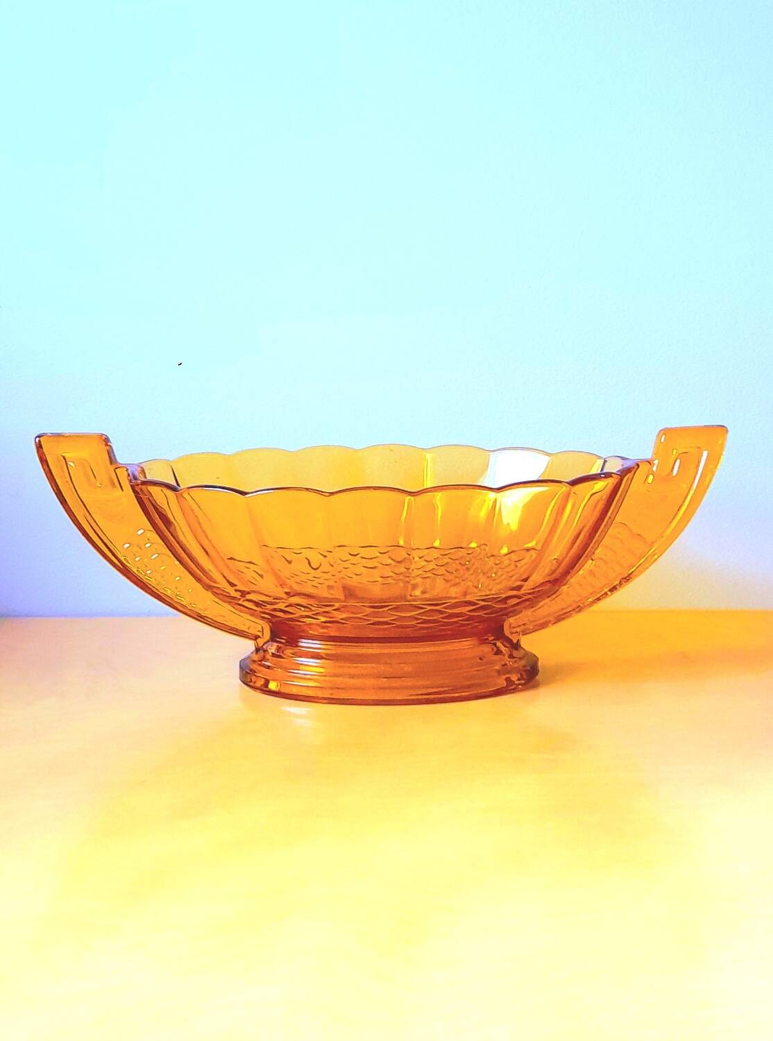 Val St Lambert fruit bowl