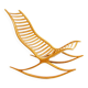 Sculptural 1960s Wishbone Rocking Chair In Oak By Robin Williams