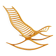 Sculptural 1960s Wishbone Rocking Chair In Oak By Robin Williams