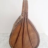 60s wicker basket handbag