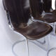 Set of 6 chairs of the brand Cidue 1970