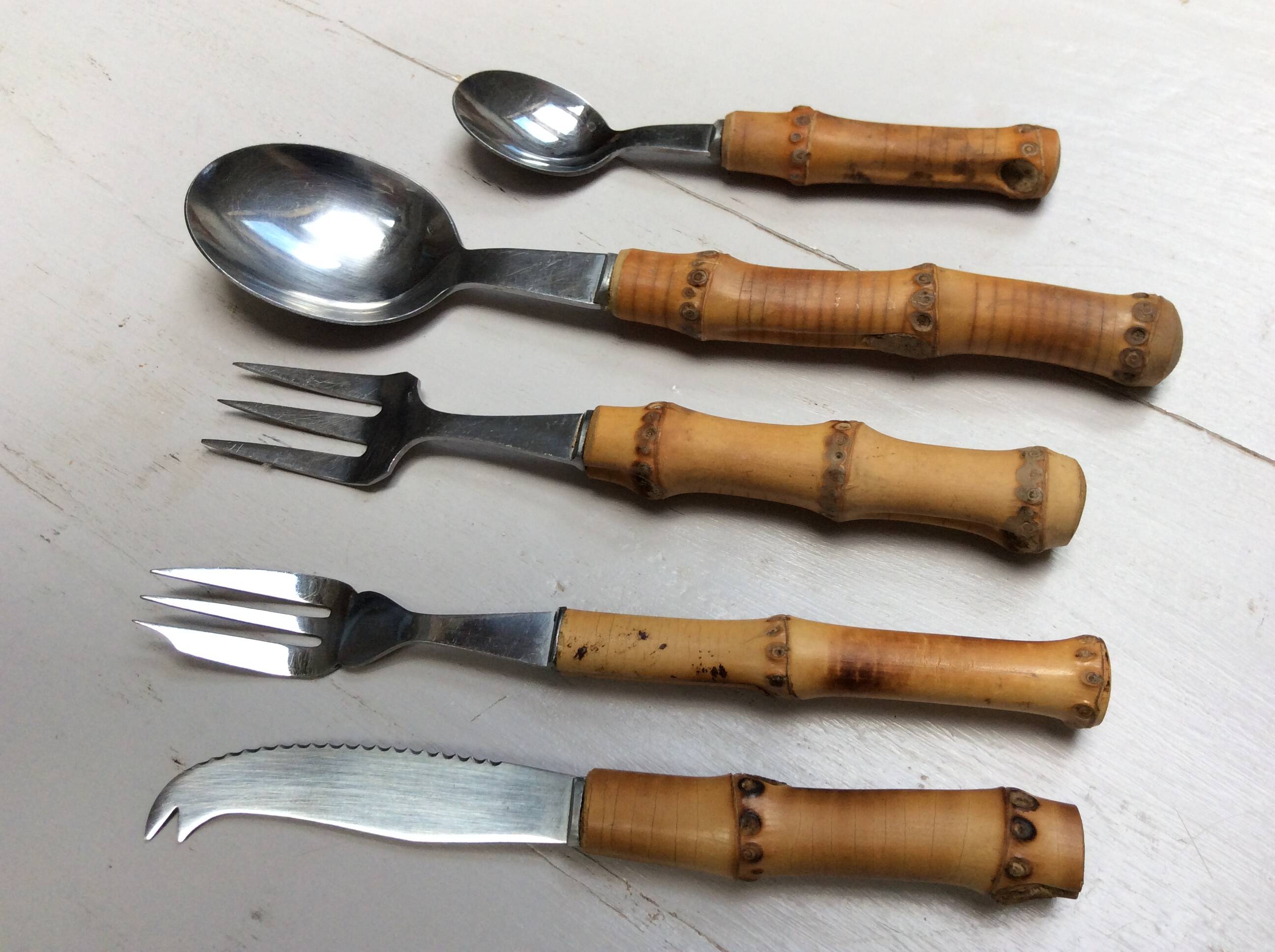 Bamboo cutlery set