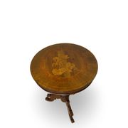 an antique Italian Sorrento occasional table top, from the 19th