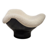 Chaise emblématique de l'ère spatiale Rodica par Mario Brunu pour Comfort, Italie 1960