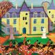 Hunting at the Castle Oil on canvas by Maurice Blanchard