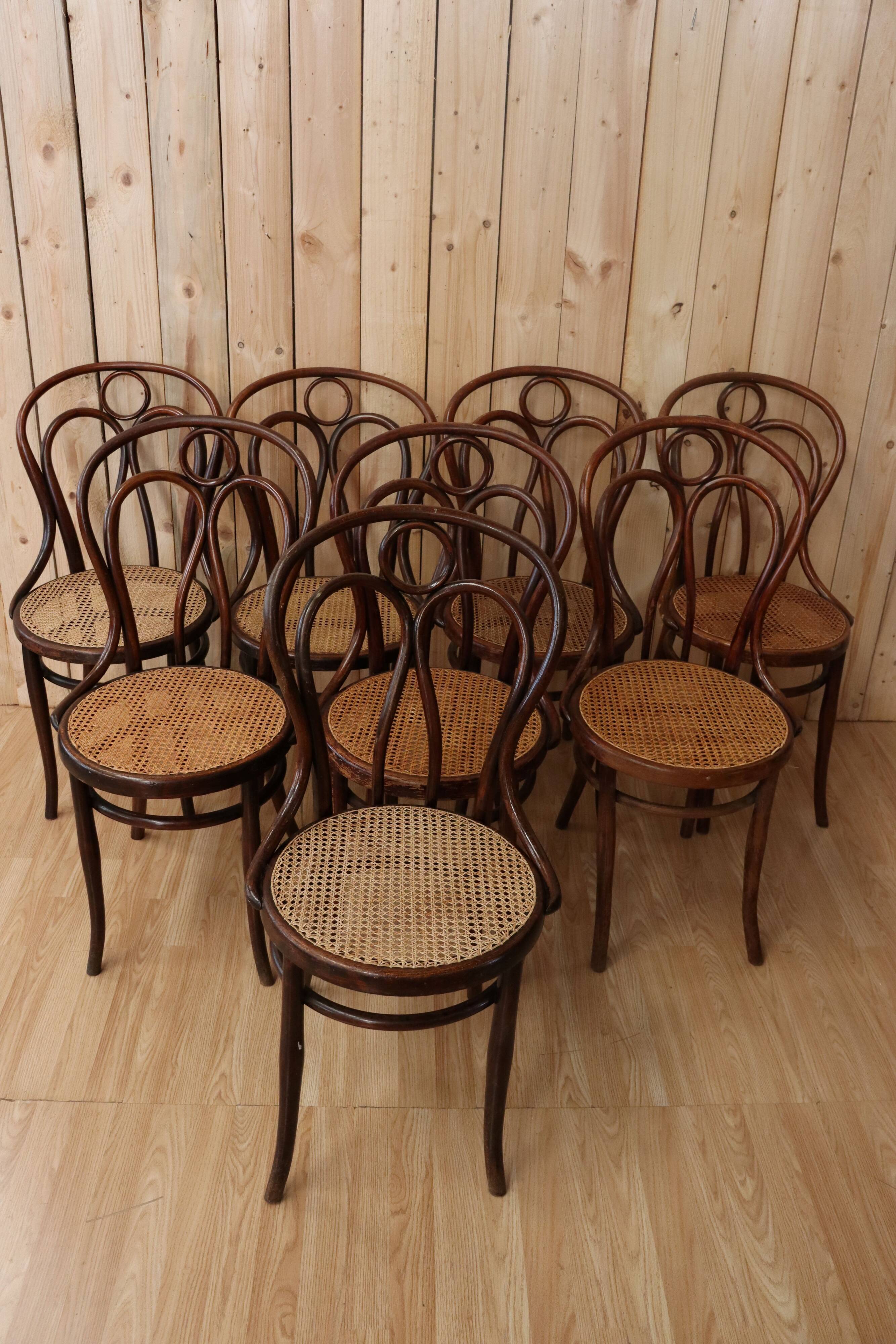 Series 8 Joseph & Jacob Kohn bistro chairs
