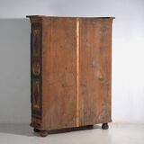 Polychrome wardrobe from Central Europe – Late 18th to early 19th century (c. 1780-1820)