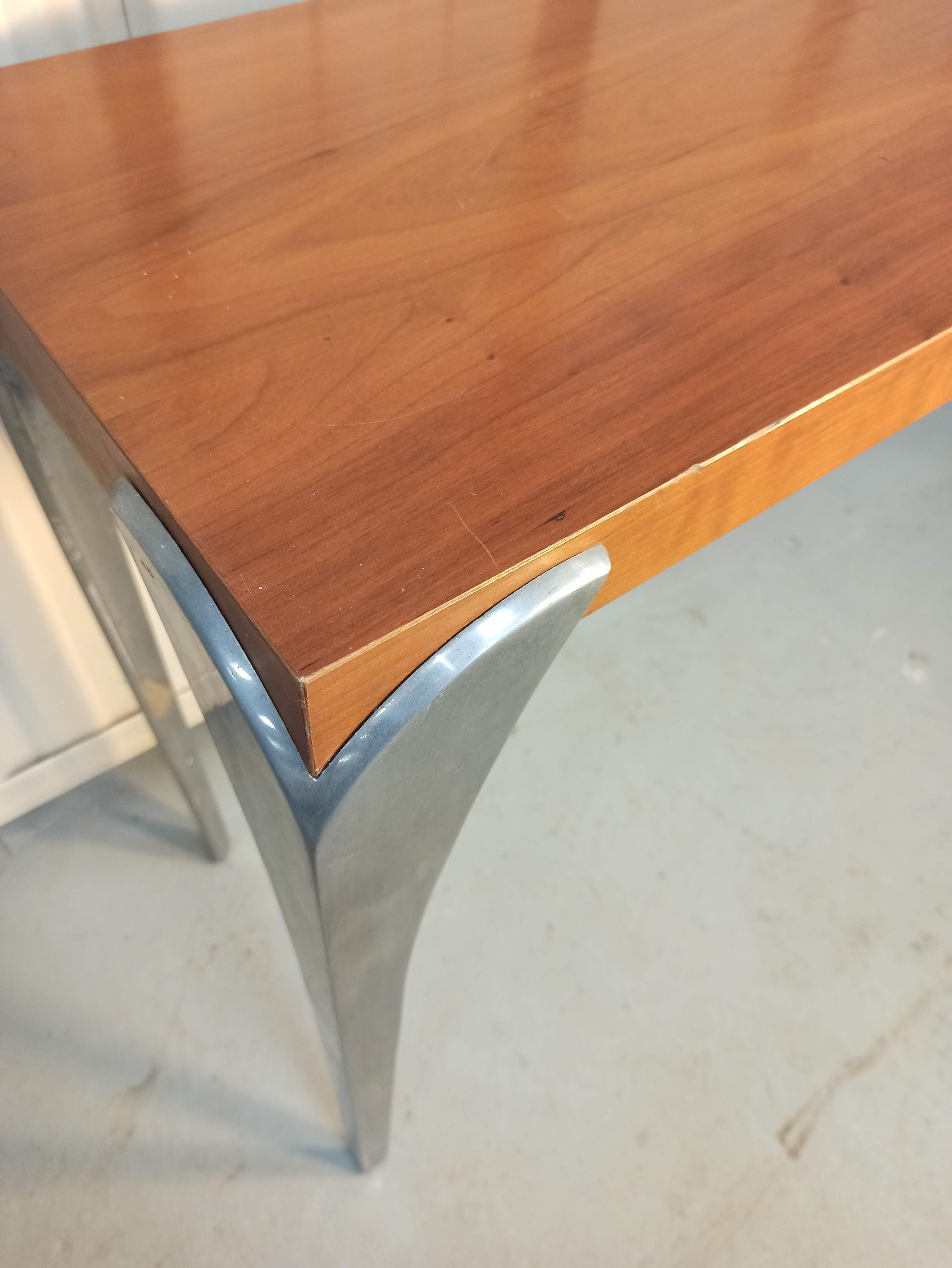 Console BoConcept longue enfilade nordique aluminium alu 70