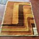 Large vintage graphic Amazon rug