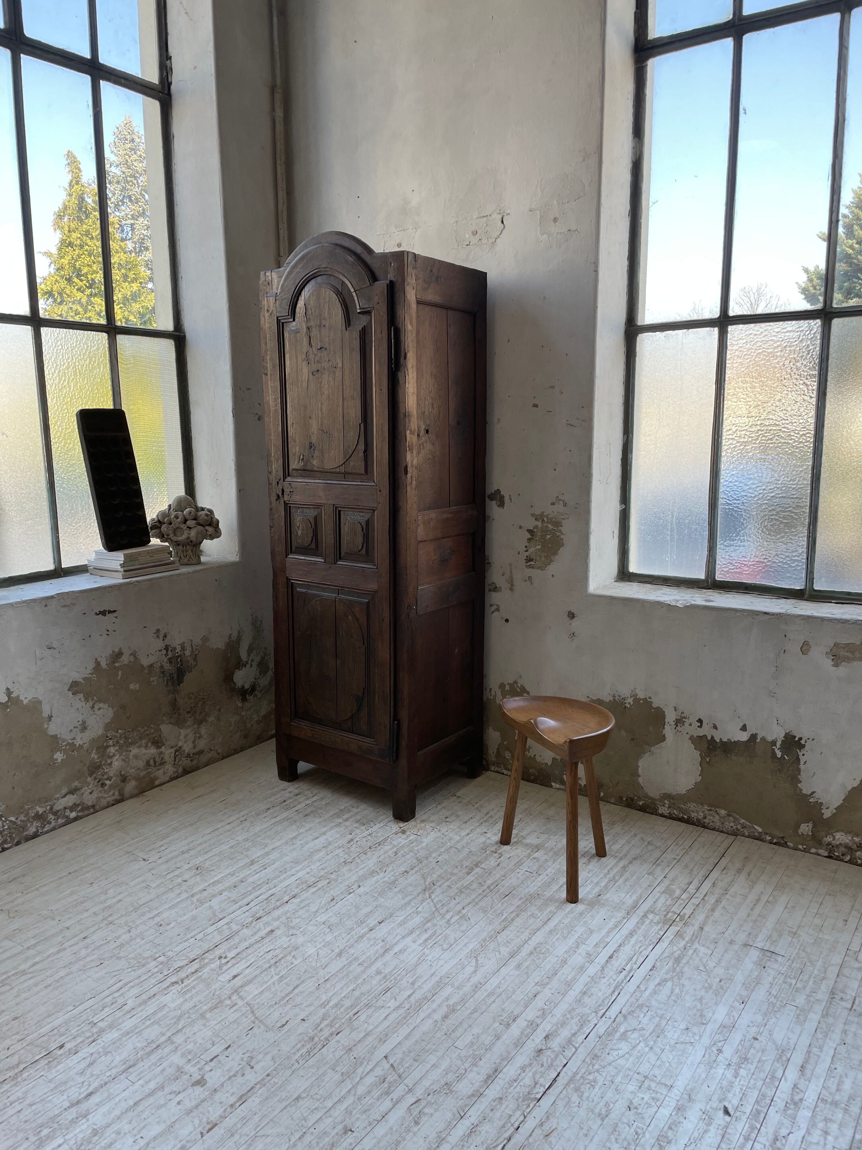 Savoyard solid oak cabinet XVIIIth