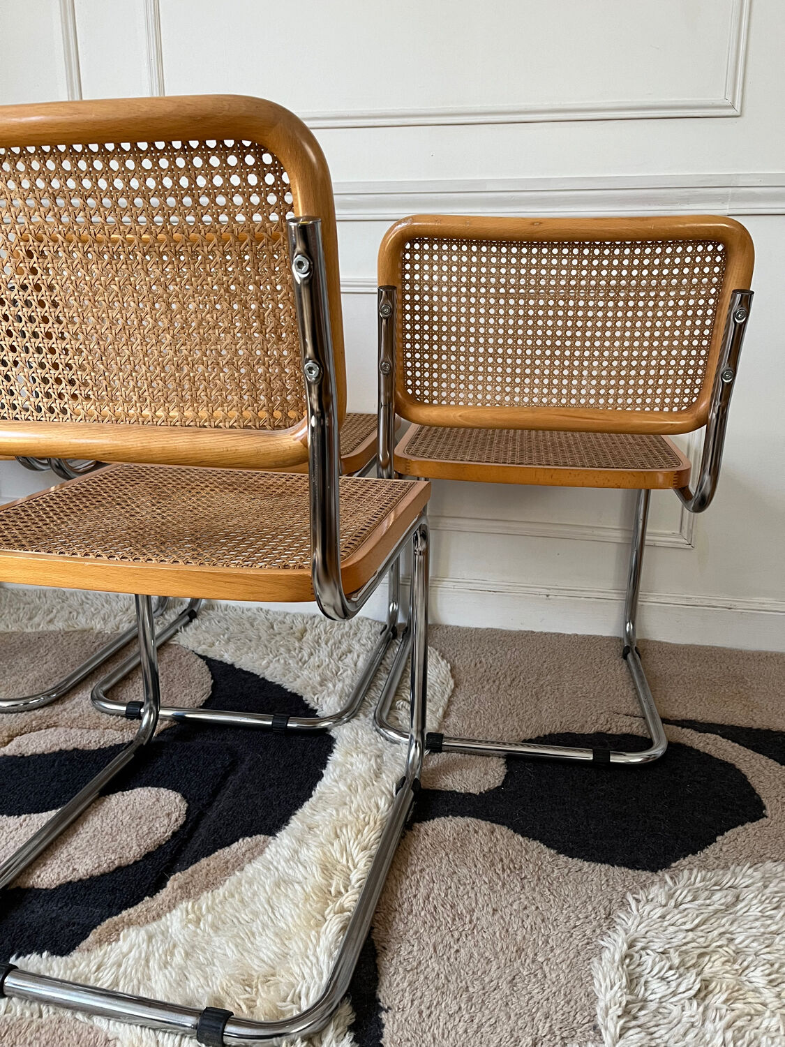 Set of 4 Cesca B32 chairs