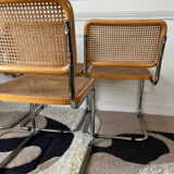 Set of 4 Cesca B32 chairs