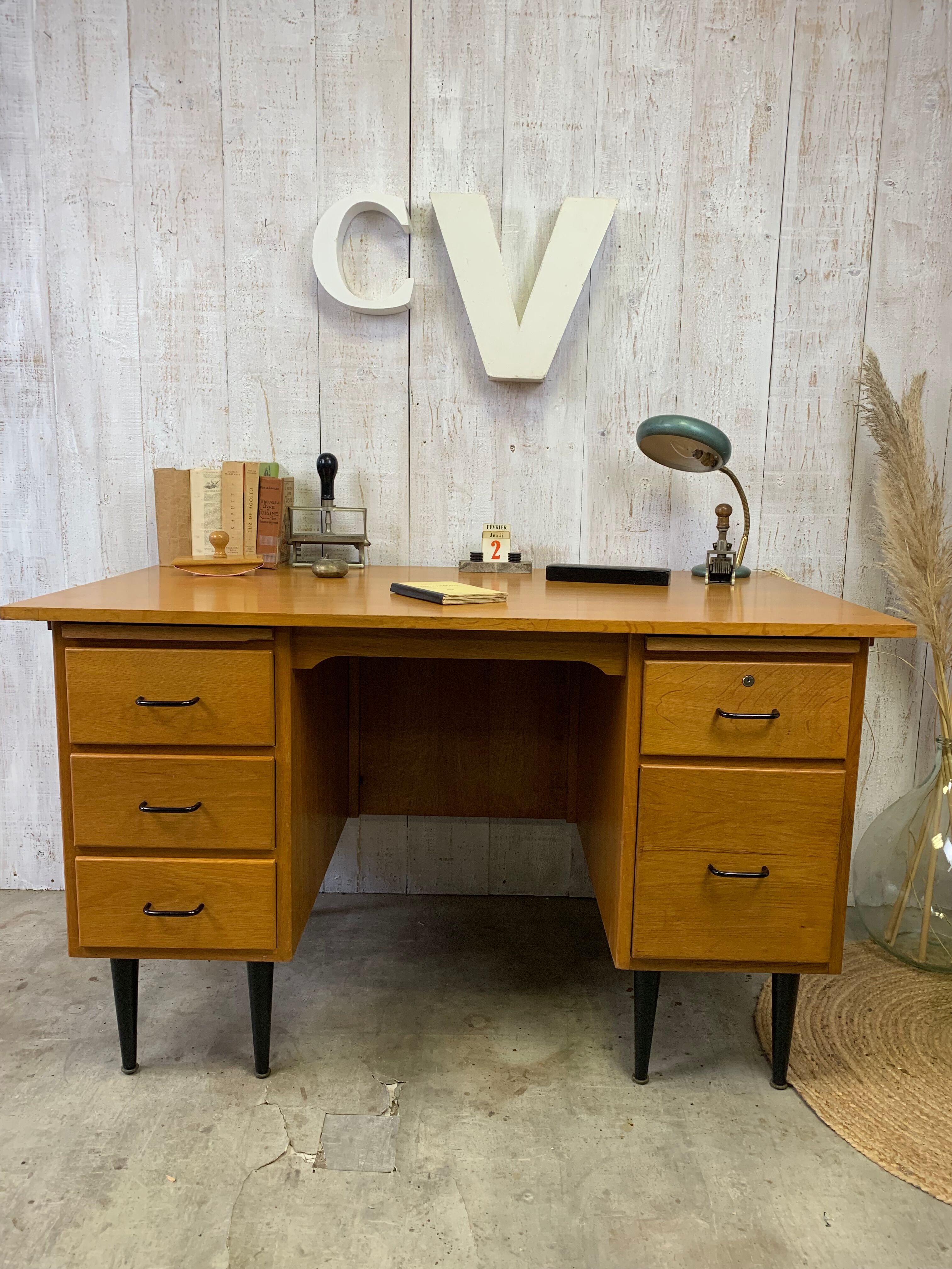 Vintage foreman desk