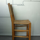 Bauche chair no.19, design Charlotte Perriand for Steph Simon, 1950