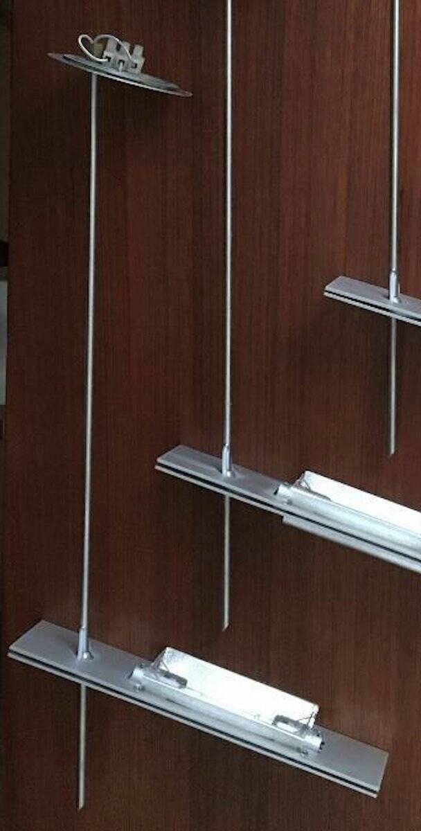 Postmodern German ceiling lamp Wandering Finger by Ingo Maurer for M Design, 1990s.