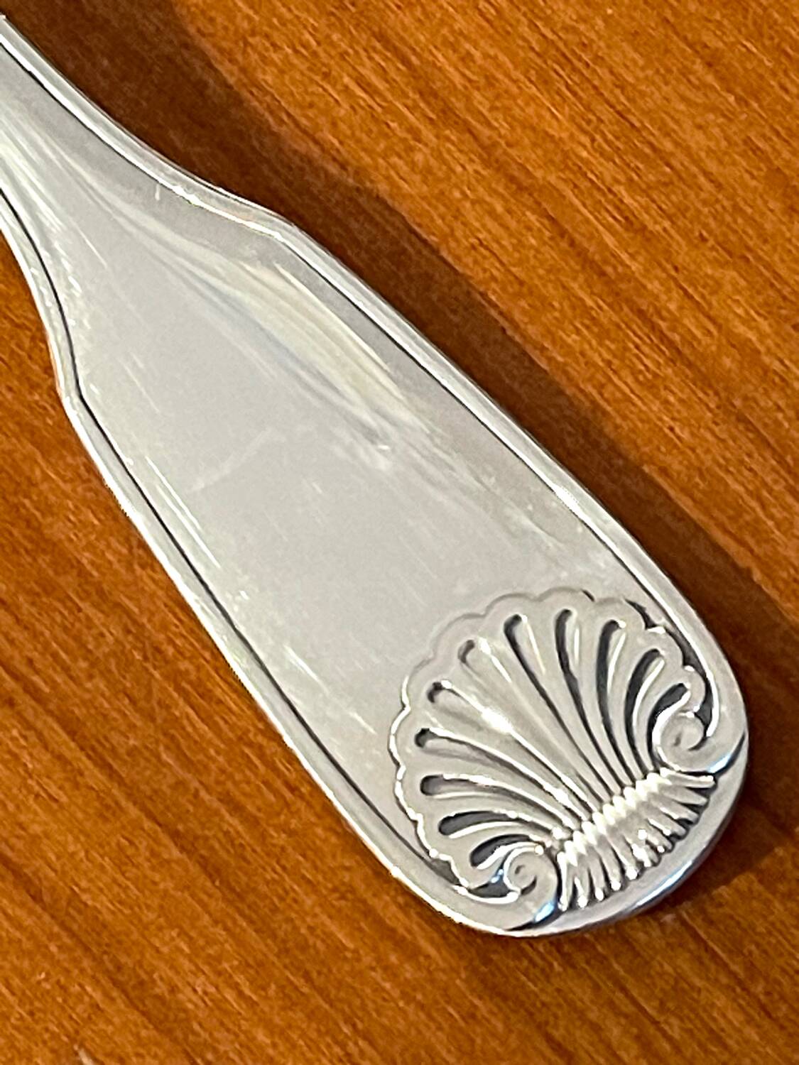 Christofle France, 12 dessert cake forks 1970/1980 in new condition.