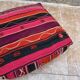 Vintage handmade Berber Kilim pouf, Moroccan floor cushion.