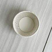 Coupelle en porcelaine torsadée italienne