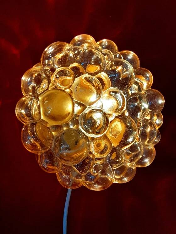 Bubble wall lamp, Helena Tynell, Limburg 1970