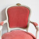 Velvet convertible chair