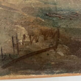 Tableau: oil on canvas Landscape