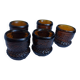 Verres à whisky  vintage années 1960-1970.