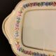 Chocolate cake dish Raynaud Limoges floral decoration