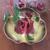 Vintage presentation dish with 3 compartments