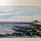 André Duculty (1912-1990) Watercolor on paper "Le Guilvinec" Signed lower right