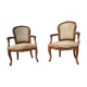 Paire de fauteuils de style Louis XV