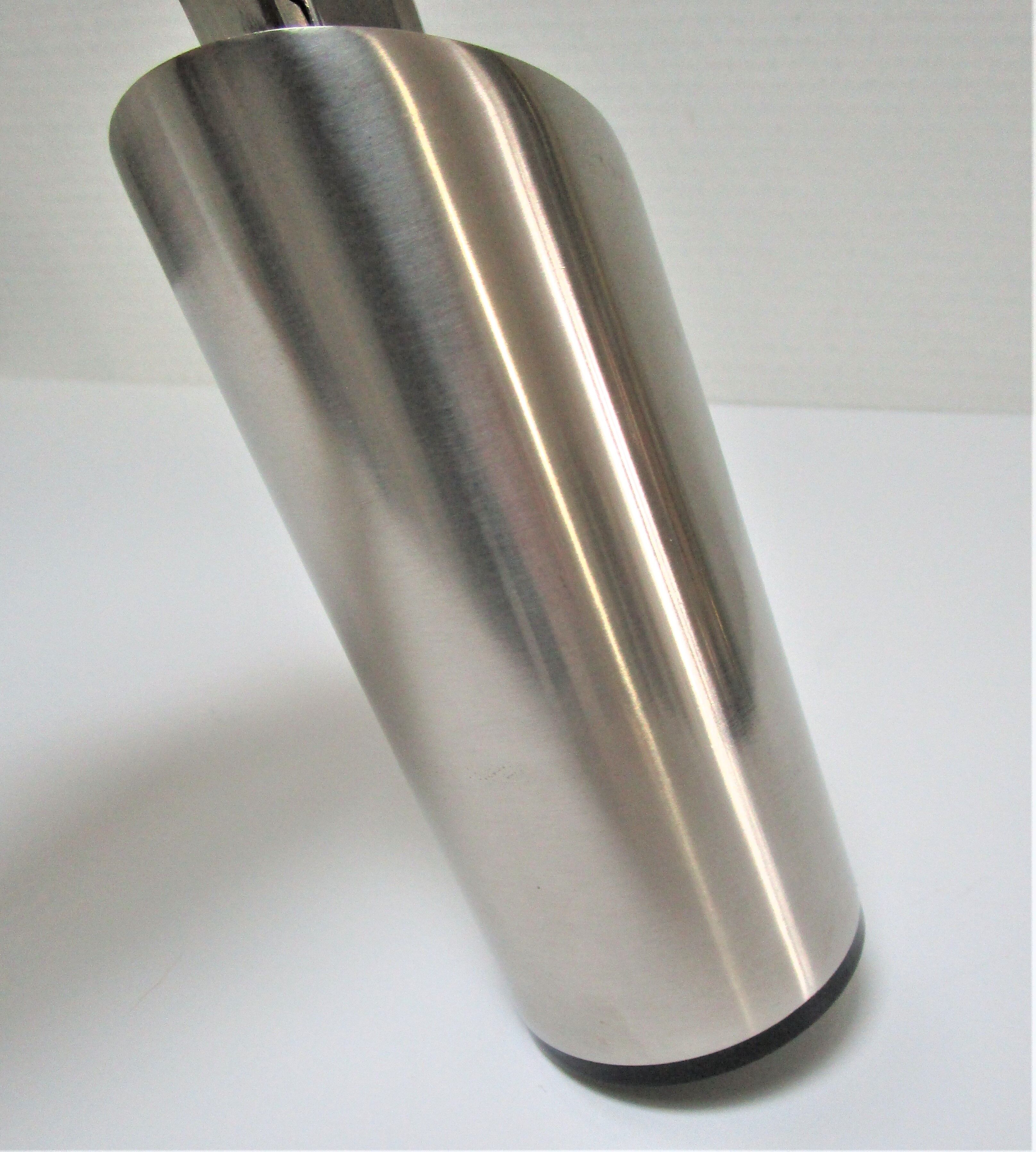 Stainless steel office set by Lerche Germany design 70s