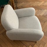 Flannel armchair