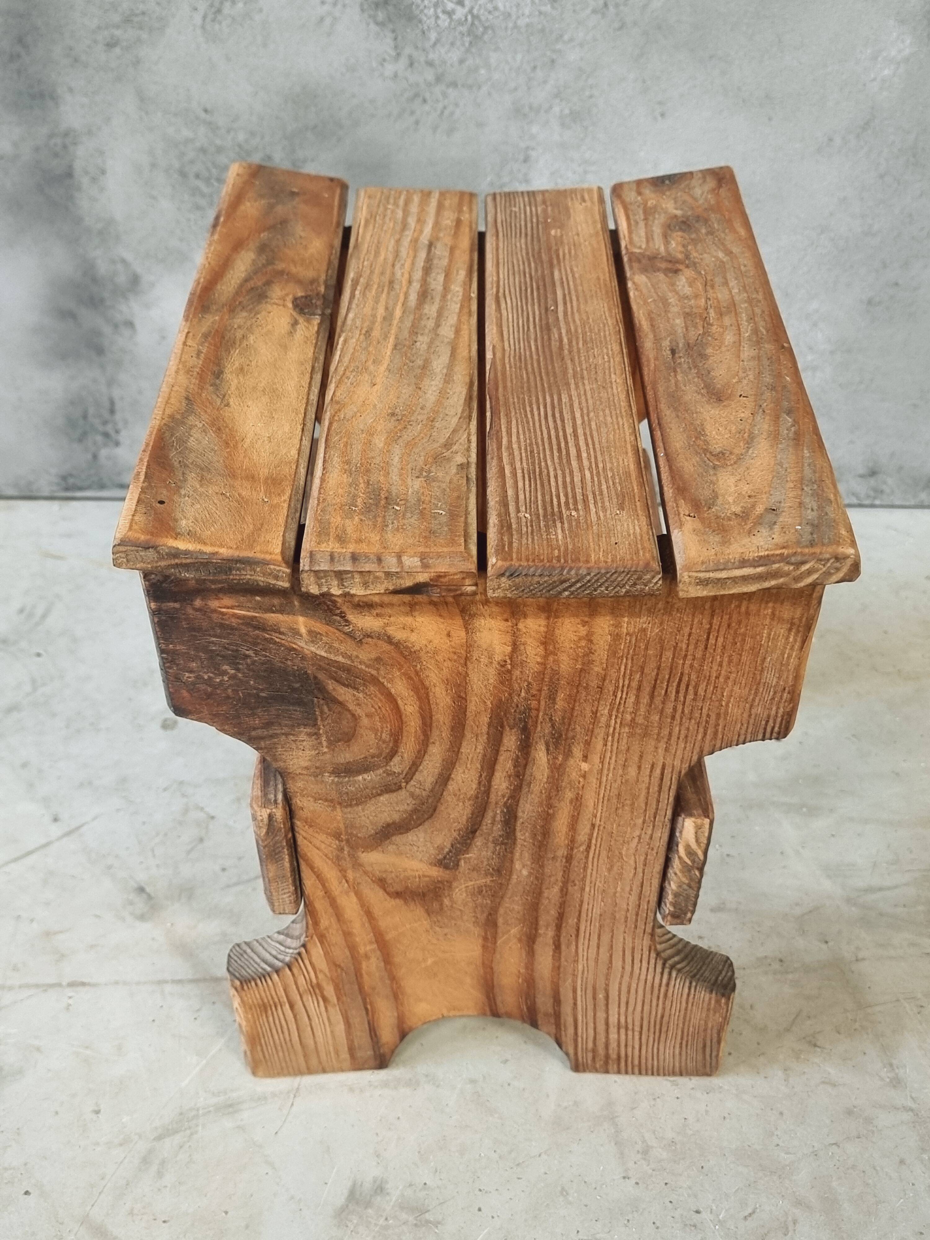 Vintage stool footstool plant table side table