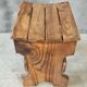 Tabouret repose-pieds vintage table à plantes table d'appoint