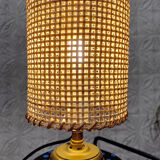 Lampe de chevet pois bleus