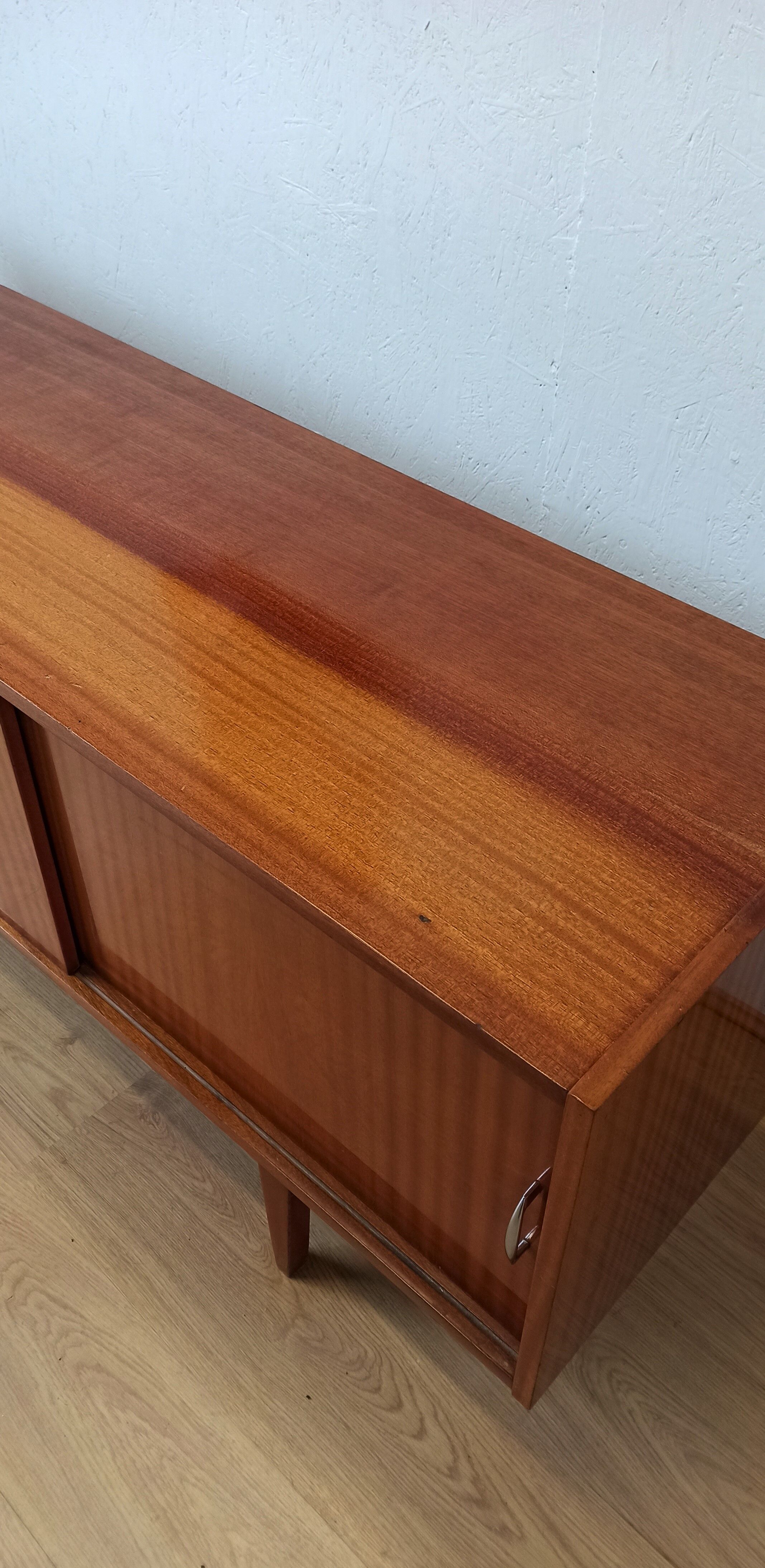 Modernist long sideboard of the 1970s.