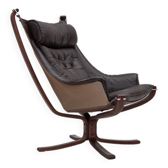 1970s, Norwegian design by Sigurd Ressel, lounge chair model "Falcon".
