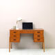 Scandinavian modern antique desk with drawers
