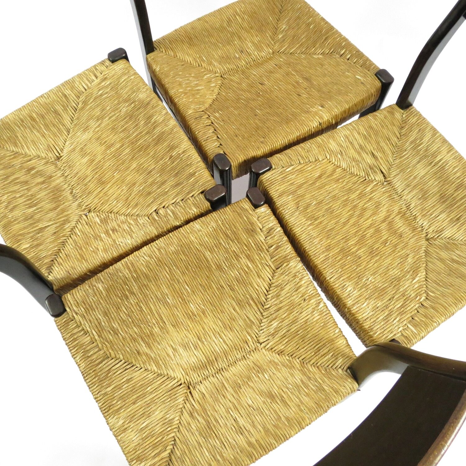 Set of 4 Belgian dining chairs, 1950s