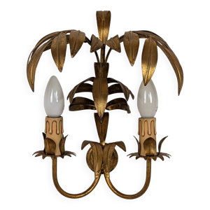 Applique feuilles dorées