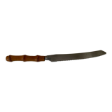 Bamboo handle bread knife