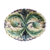 Slurry dish, Lunéville, artichokes and asparagus décor