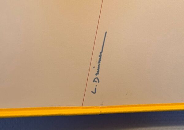 Lampe Drimmer années 80 céramique rouge et iris