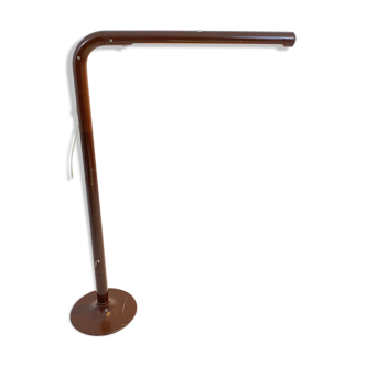 Tube brown lamppost by Anders Pehrson for Ateljé Lyktan 1970s
